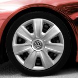 Whigor Volkswagen Jetta 14 Inç Uyumlu Jant Kapağı Amblemli Gri 4'lü Takım 108