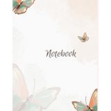 Whimsical Butterfly Sketchbook – Unruled 80 Page Notebook for Drawing, Doodling, and Creative Ideas