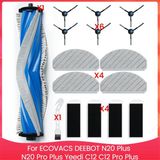Whimsy1 Ecovacs Deebot N20 Plus, N20 Pro Plus, Yeedi C12, C12 Pro Plus Robot Süpürge Aksesuarları Kiti Için Yedek Parçalar (Yurt Dışından)