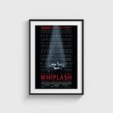 Whiplash (2014) Film Posteri Tablo Çerçeveli Poster Duvar Dekorasyonu - 30 x 40 - Siyah Çerçeveli