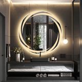 Whirilwind Led'li Lazer Kumlamalı Lavabo & Banyo Aynası (Dokunmatik Sensörlü) günışığı led 80 x 80