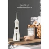 Whirtz Su Püskürtmeli Ağız Duşu – 300ml, Şarjlı, Taşınabilir - Beyaz
