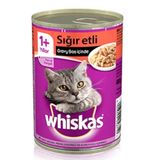 Whiskas 24x400 gr Biftekli Konserve Kedi Maması