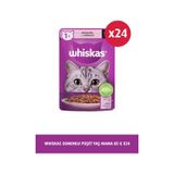 Whiskas 24x85 gr Pouch Somonlu Yetişkin Kedi Mama
