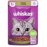 Whiskas 28x85 gr Pouch Kuzu Etli Yetişkin Konserve Kedi Maması