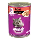 Whiskas 400 gr Sığır Etli Konserve Kedi Maması