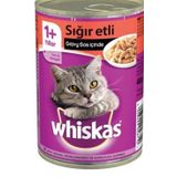 Whiskas 400 gr Sos İçinde Sığır Etli Kedi Konservesi