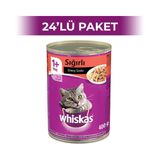 Whiskas 400 gr x 24 Adet Gravy Soslu Biftekli Yetişkin Kedi Konservesi