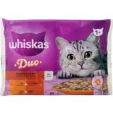Whiskas 4x85 gr Duo Klasik Karma Lezzetler Yaş Kedi Maması