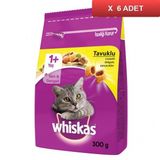 Whiskas 6x300 GR Kuru Tavuklu Sebzeli Kedi Maması