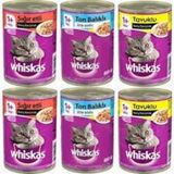 Whiskas 6x400 gr 2 Biftek+2 Tavuk+2 Ton Balık Kedi Maması