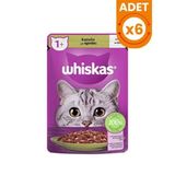 Whiskas 6x85 gr Pouch Kuzu Etli Yetişkin Konserve Kedi Maması
