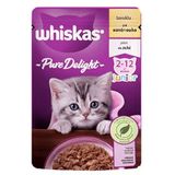 Whiskas 85gr Junior Pure Delight Tavuk Etli Yavru Kedi Yaş Maması