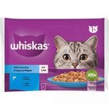 Whiskas Balık Favorileri Jöleli Kedi Yaş Maması 4X85 Gr