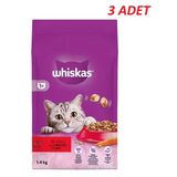 Whiskas Biftekli 3x1.4 kg Kuru Kedi Maması