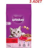 Whiskas Biftekli 5x1.4 kg Yetişkin Kuru Kedi Maması