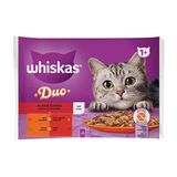 Whiskas Duo Klasik Karma Lezzetler Pouch Yetişkin 4x85 GR Konserve Kedi Maması
