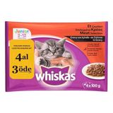 Whiskas Karışık Et Seçenekleri Gravy Soslu Kedi Pouch 4x100 gr