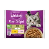 Whiskas Kedi Poşet Yaş Mama Pure Delight Dilimli Seçim Tavuklu 340 gr
