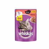 Whiskas Pouch Biftekli 100 gr Yetişkin Konserve Kedi Maması