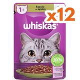 Whiskas Pouch Jöleli Kuzu Etli 12x85 gr Yaş Kedi Maması