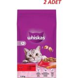 Whiskas Sığır Etli 2x3.8 kg Yetişkin Kuru Kedi Maması