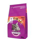 Whiskas Sığır Etli ve Havuçlu Kedi Maması Açık 2 kg - 1