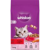Whiskas Sığır Etli Yetişkin Kedi Maması 1,4kg - standart
