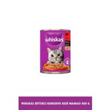 Whiskas Sığır Etli,biftekli Konserve Kedi Maması 400 Gr(.05/2026)