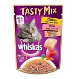 Whiskas Tasty Mix Kuzulu Tavuklu Havuçlu 28x85 gr Yaş Kedi Maması