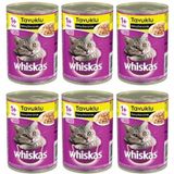 Whiskas Tavuklu 400 gr 6 Adet Kedi Konservesi