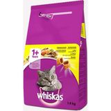 Whiskas Tavuklu Kuru Kedi Maması 1.4 kg (3'li Paket)