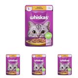 Whiskas Tavuklu Poşet Kedi Yaş Mama 85 G Tekli Paket (4 paketi)