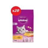 Whiskas Tavuklu Sebzeli Kuru Kedi Maması 300 Gr Set 20'Li