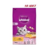 Whiskas Tavuklu Sebzeli Kuru Kedi Maması 300 Gr*10 Adet