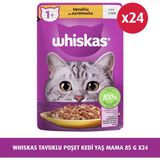 Whiskas Tavuklu Yaş Kedi Maması 85 Gr 24 Adet Yüksek Kaliteli Besin İçeriği