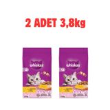 Whiskas Tavuklu Yetişkin 2x3,8 kg Kuru Kedi Maması