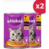 Whiskas Tavuklu Yetişkin Konserve Kedi Maması 400 gr x 2 Adet