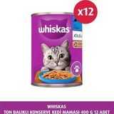 Whiskas Ton Balıklı Konserve 400 G 12X Yaş Mama