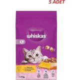 Whiskas Yetişkin Tavuklu Kedi Maması 1.4 Kg*5 Adet