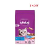 Whiskas Yetişkin Ton Balıklı Kedi Maması 1.4 Kg*5 Adet