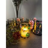Whiskers Candle Cam Tealight Yılbaşı Mumluk Soya Şekeri Kamışı - 1 Adet