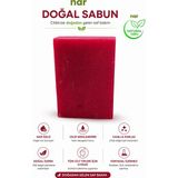 White Diamond %100 Doğal Nar Cilt ve Banyo Sabunu Cilt Sıkılaştırıcı Cilt Besleyici 100 gr x 5 Adet