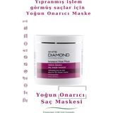 White Diamond Hassas Işlem Görmüş Boyalı Saçlar Için Yoğun Onarıcı Bakım Saç Bakım Maskesi 500 Ml