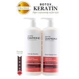 White Diamonds Aşırı Yıpranmış Saçlar İçin Güçlü Etkili Yenileyici Botox Keratin Saç Bakım 1000 Ml