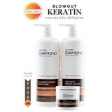 White Diamonds Düzleştirici Blowout Keratin Brezilya Fönü Profesyonel Saç Bakım Ultra Etkili 1000 Ml