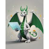 White Dragon Sketchbook For School