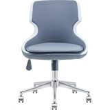 White Furniture Donna Ofis Çalışma Sandalyesi - Gri - Beyaz