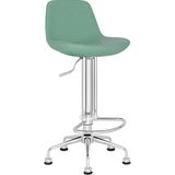 White Furniture Grand Küçük Bar Sandalyesi - Petrol Yeşili