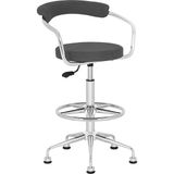White Furniture Nessa Bar Sandalyesi - Koyu Gri